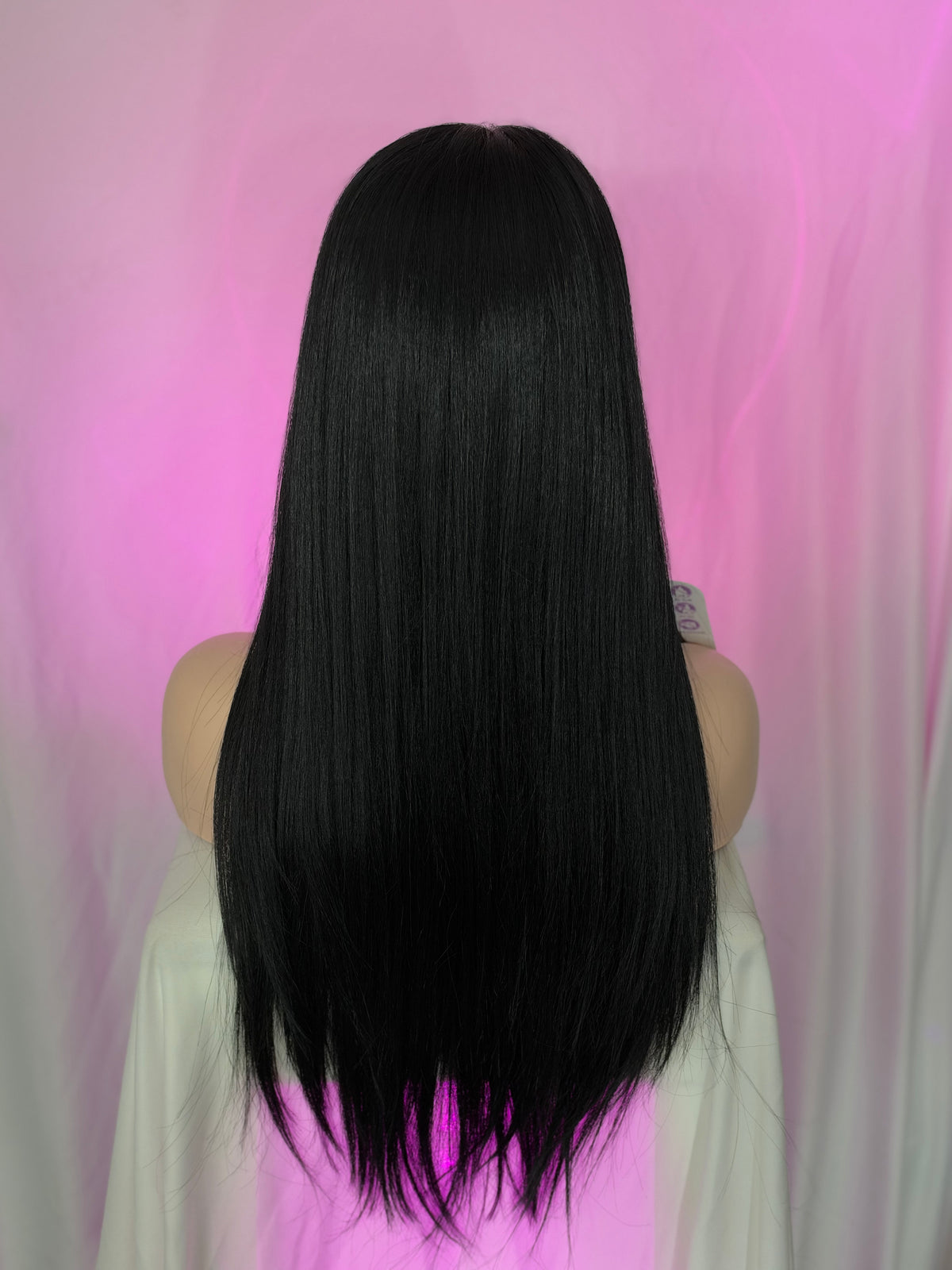 Peluca 185 de Cabello Semi ~ Natural de 34 Pulgadas, Lace 360, Partidura Libre.
