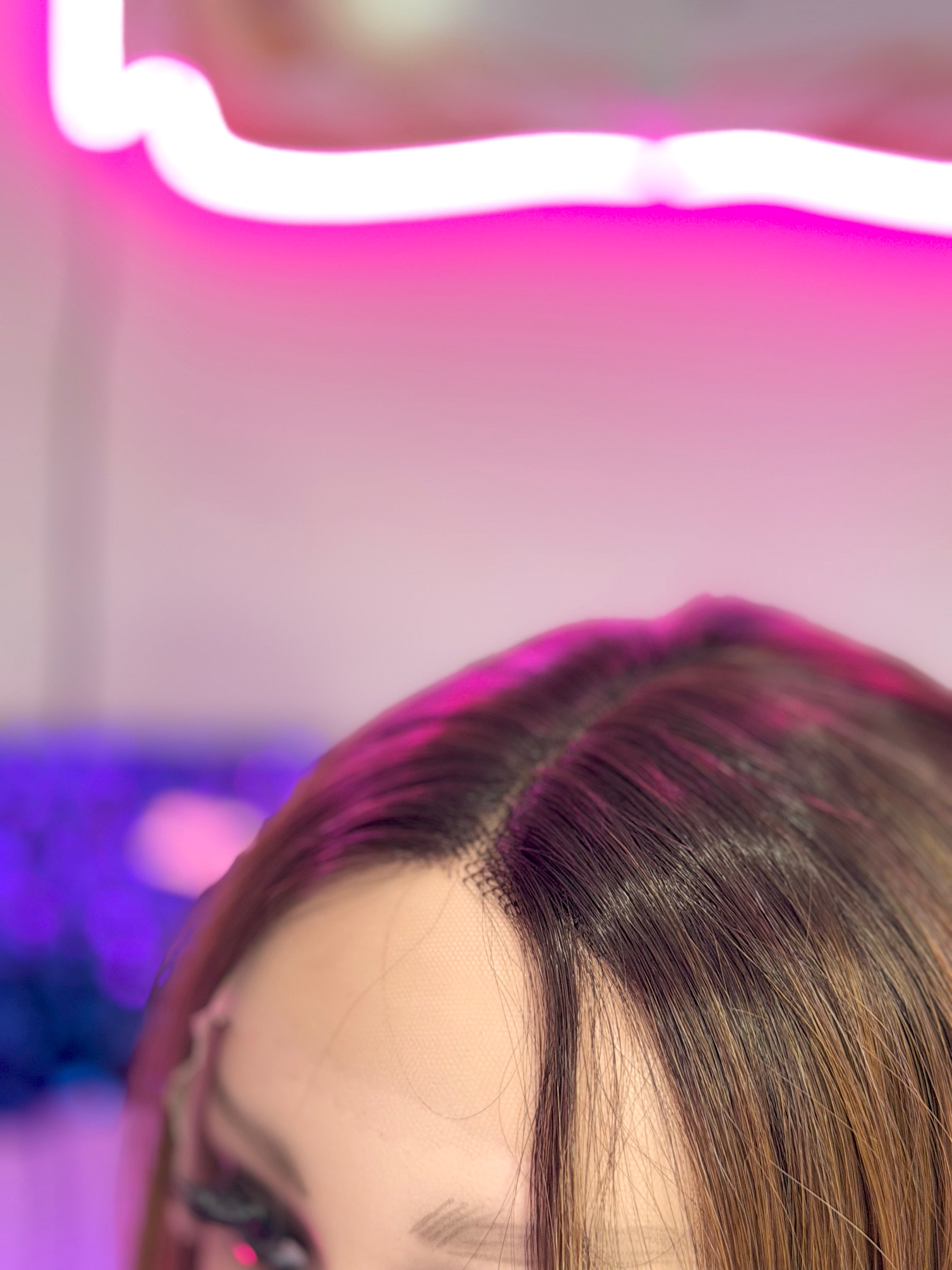 Peluca Natural 100% Cabello Humano- Castaño