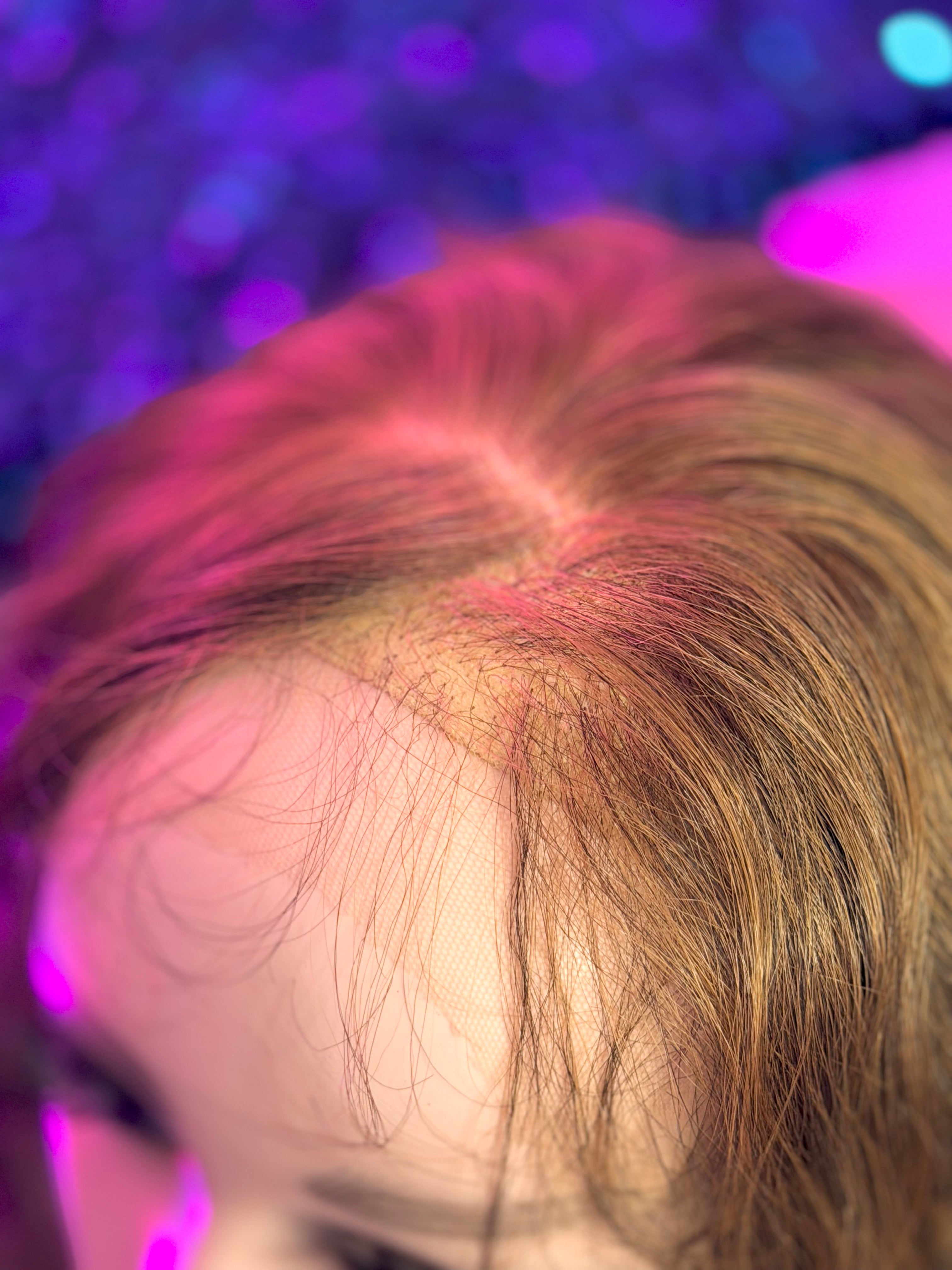 Peluca Natura 100% Cabello Humano- Rubio/Dorado