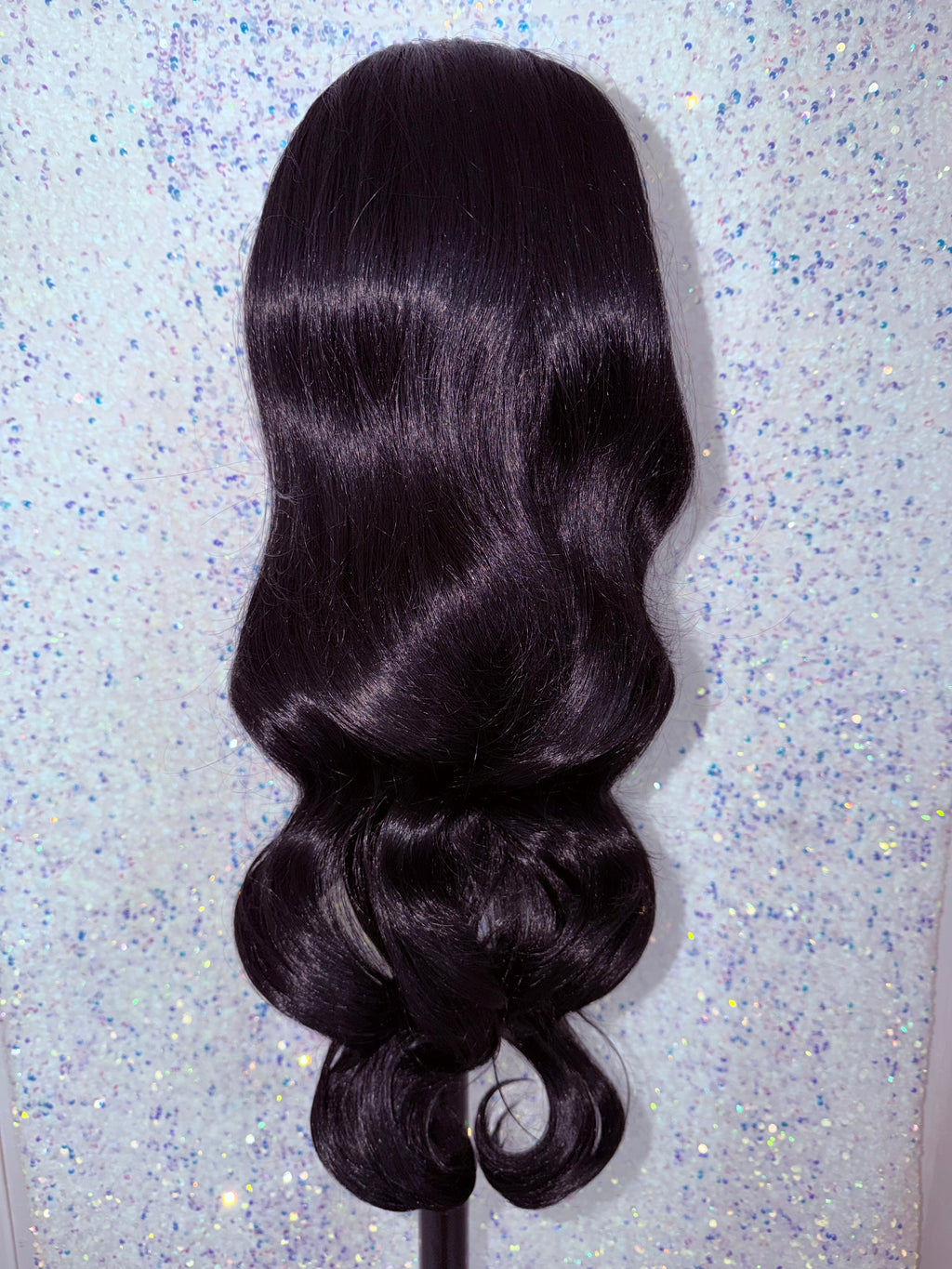 Peluca Cabello Natural-Negro