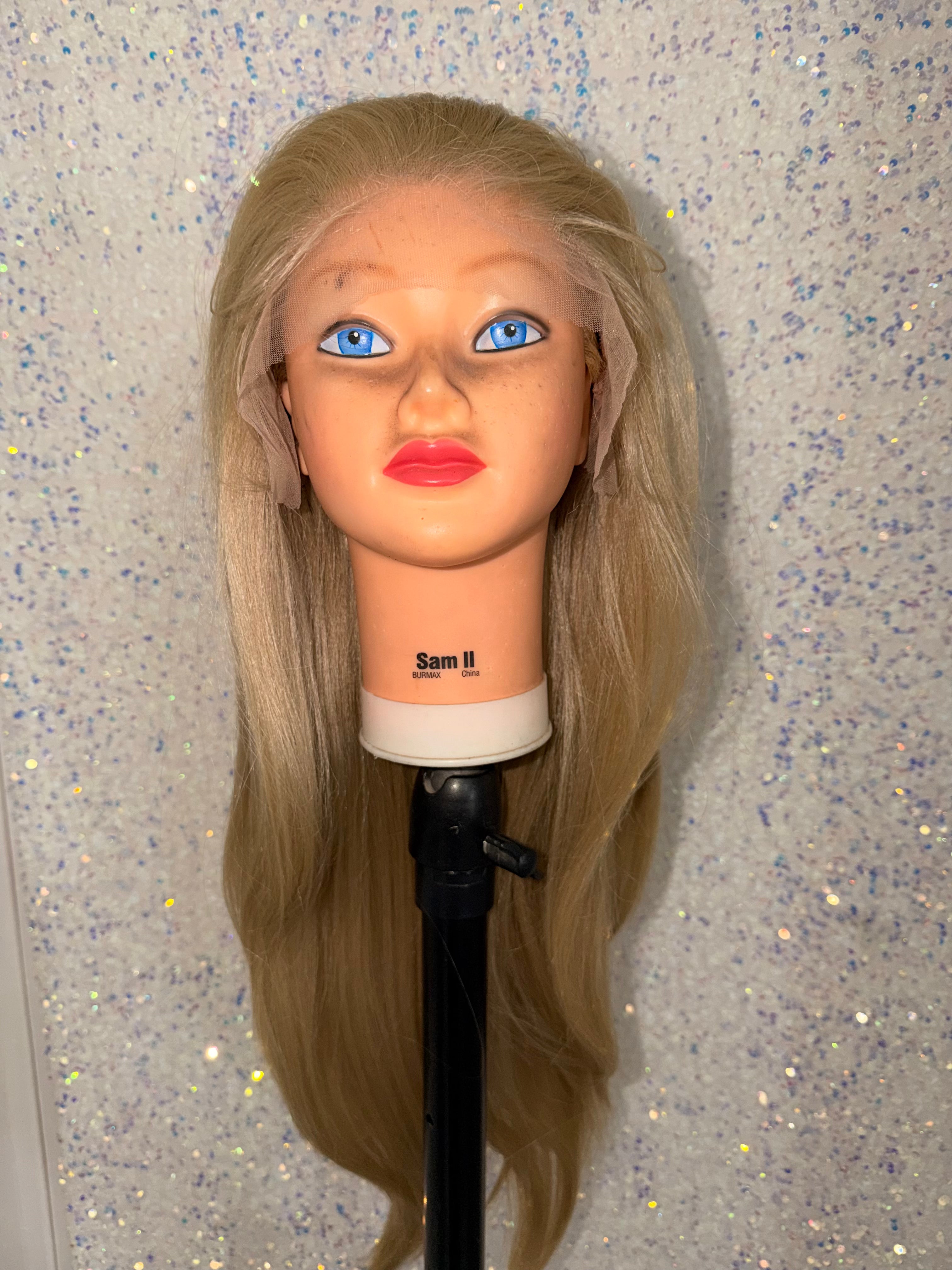 Peluca Cabello Natural-Rubia