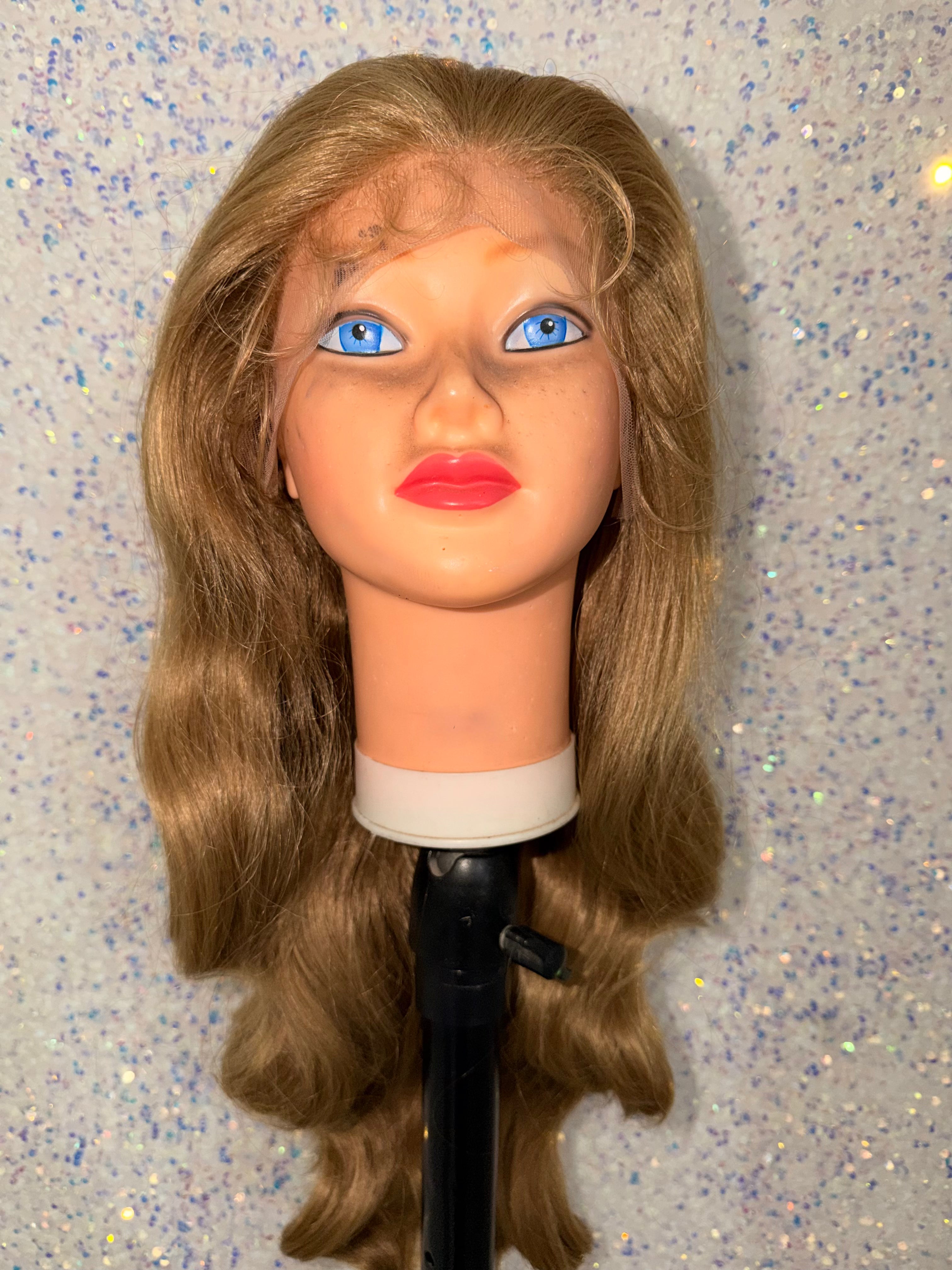 Peluca Cabello Natural-Rubio