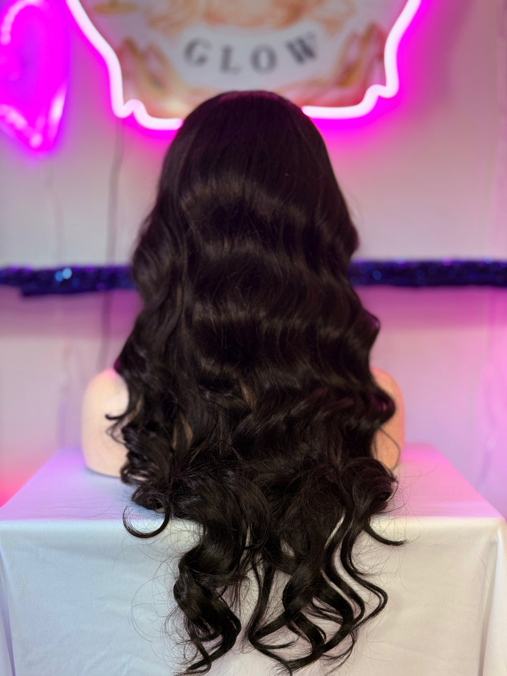 Peluca Cabello Natural-Negro