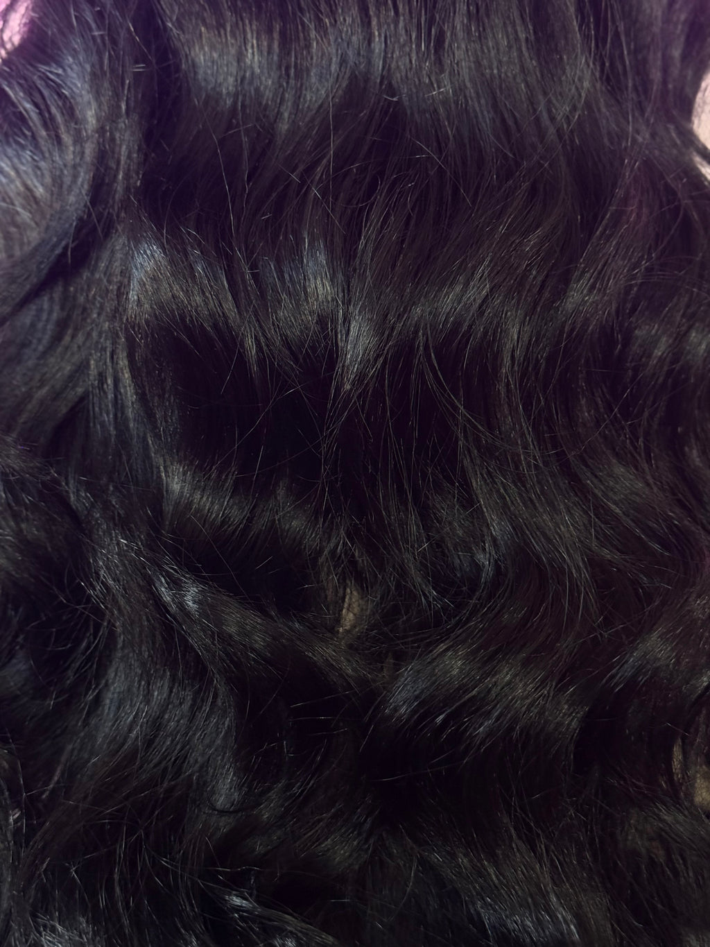 Peluca Cabello Natural-Negro