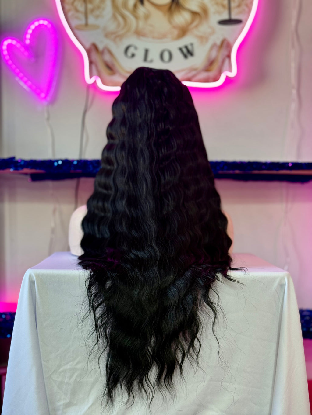 Peluca Cabello Natural-Negro