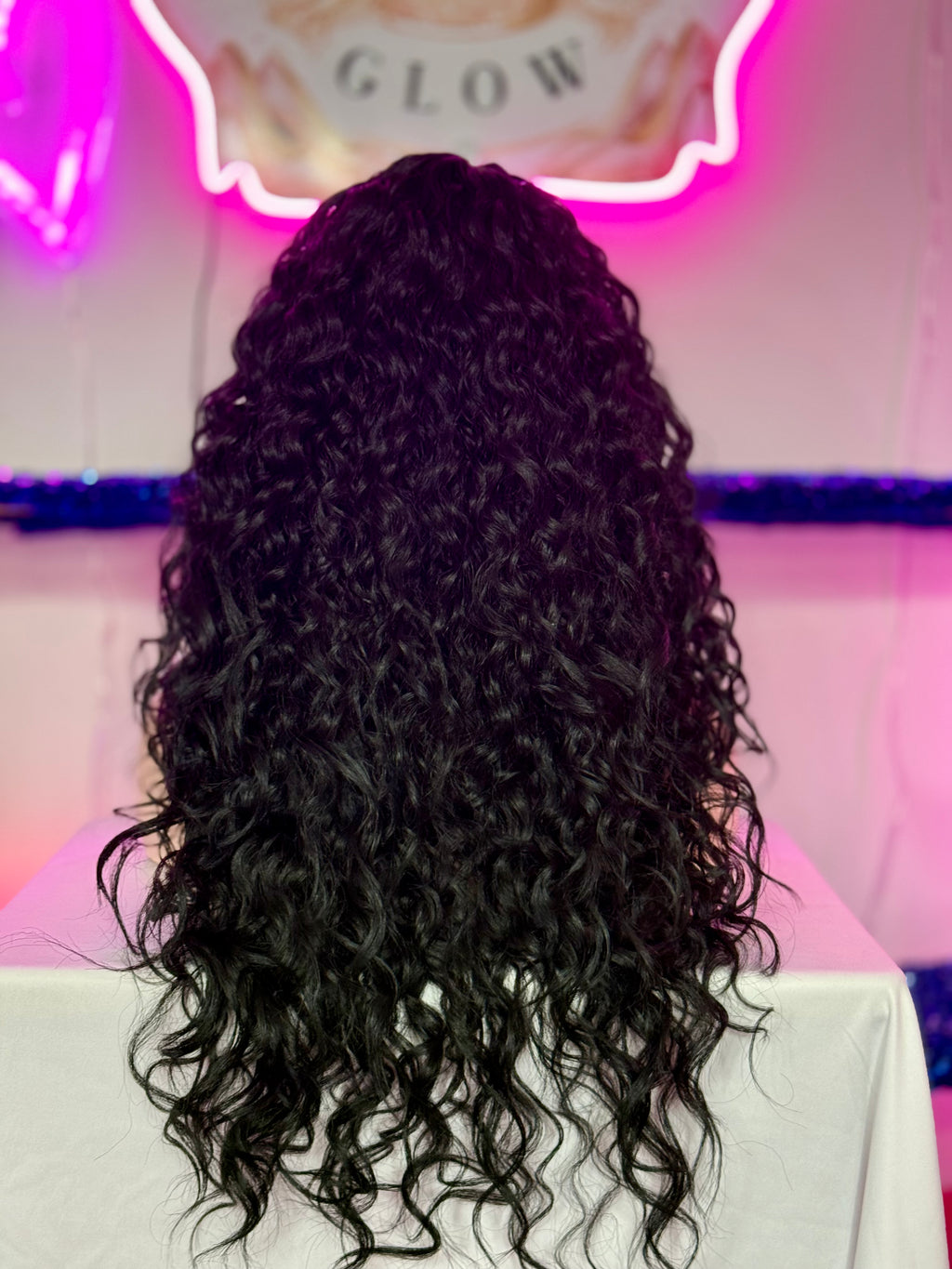 Peluca Cabello-Natural Negro