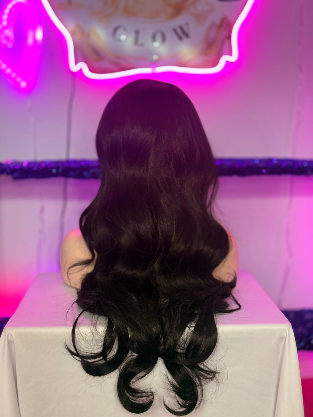 Peluca Cabello Natural-Negro