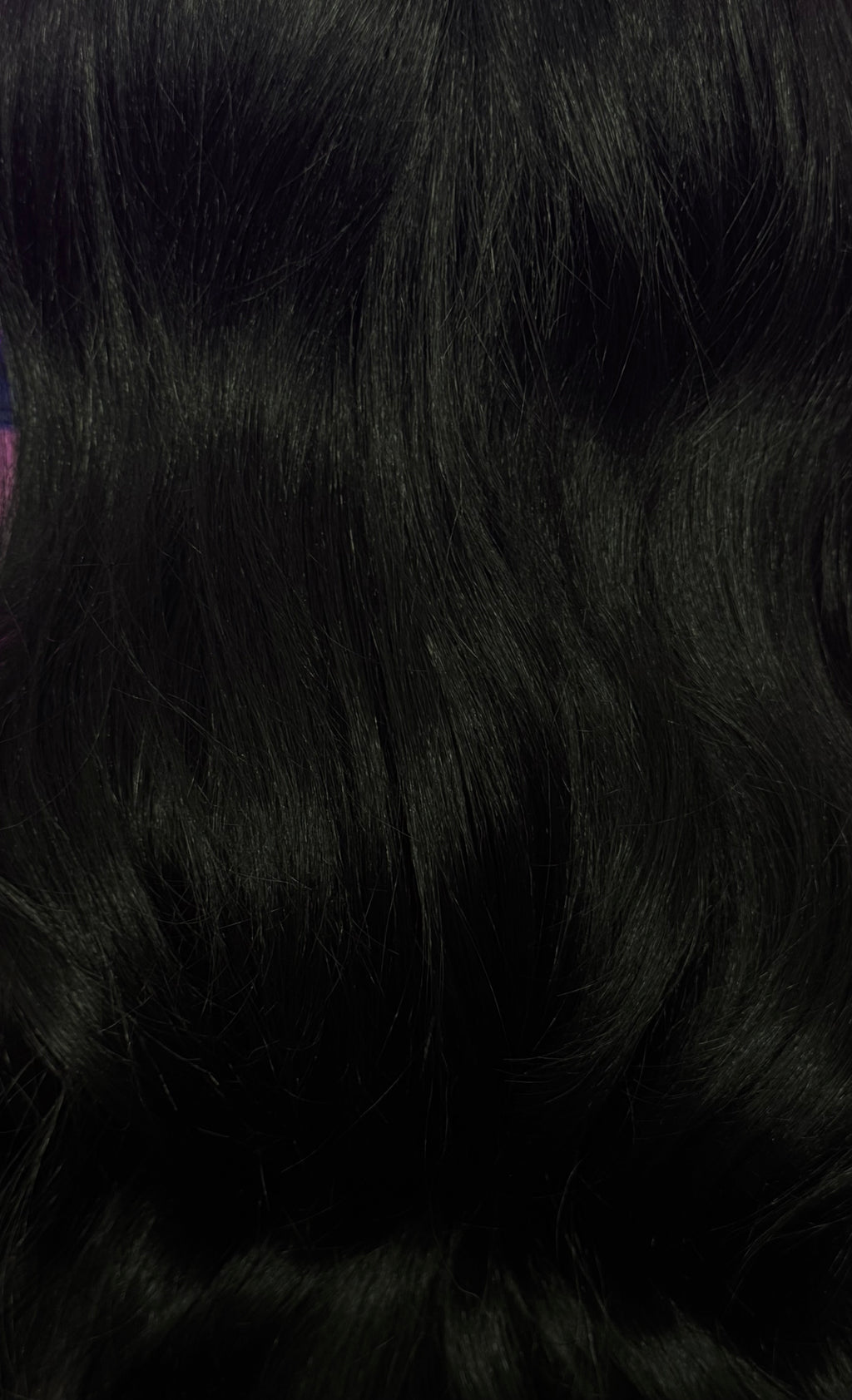 Peluca Cabello Natural-Negro