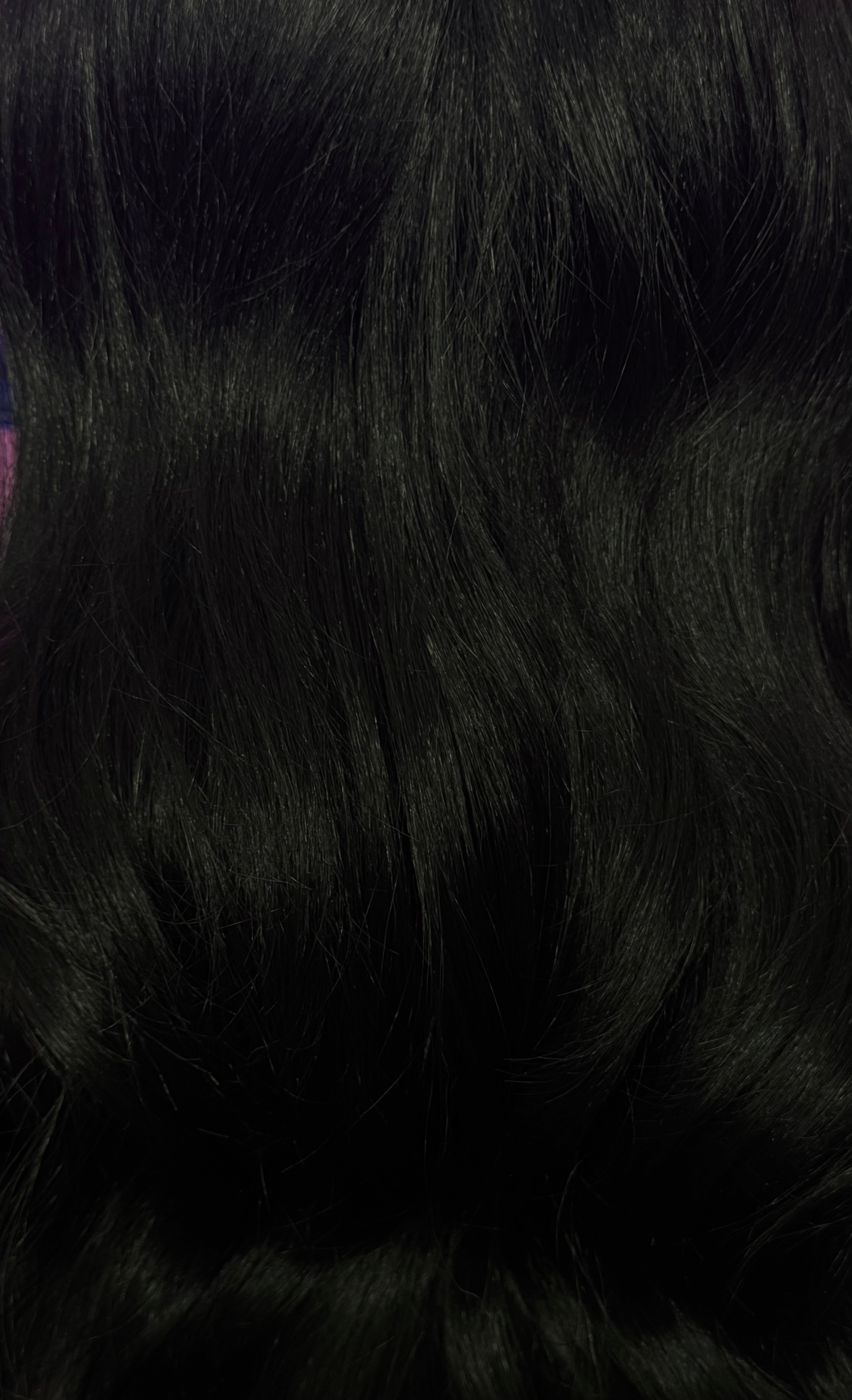 Peluca Cabello Natural-Negro