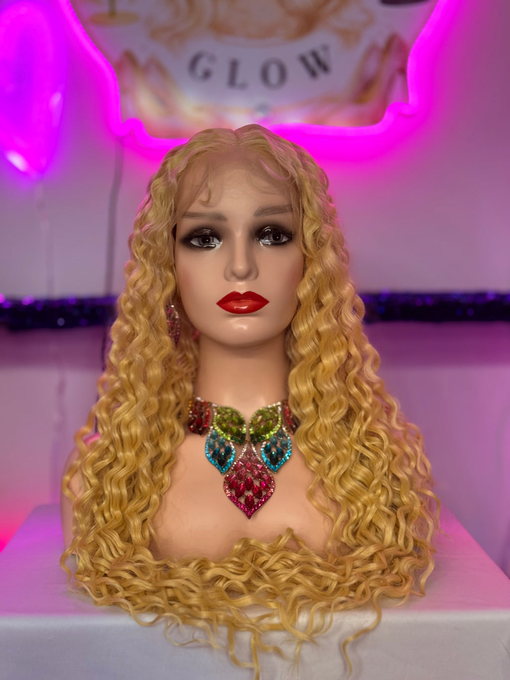 Peluca Cabello Natural-Rubia