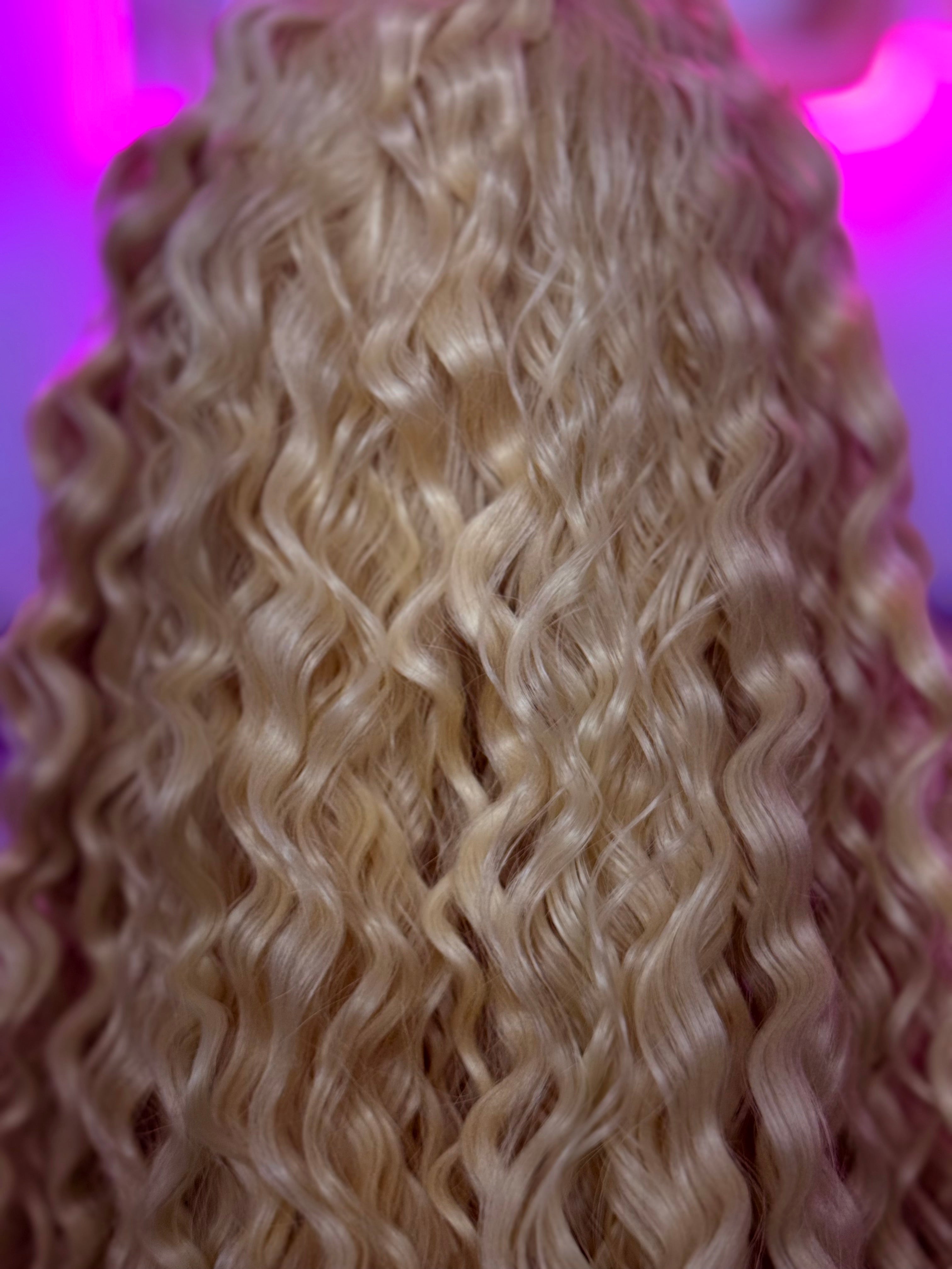 Peluca Cabello Natural-Rubia