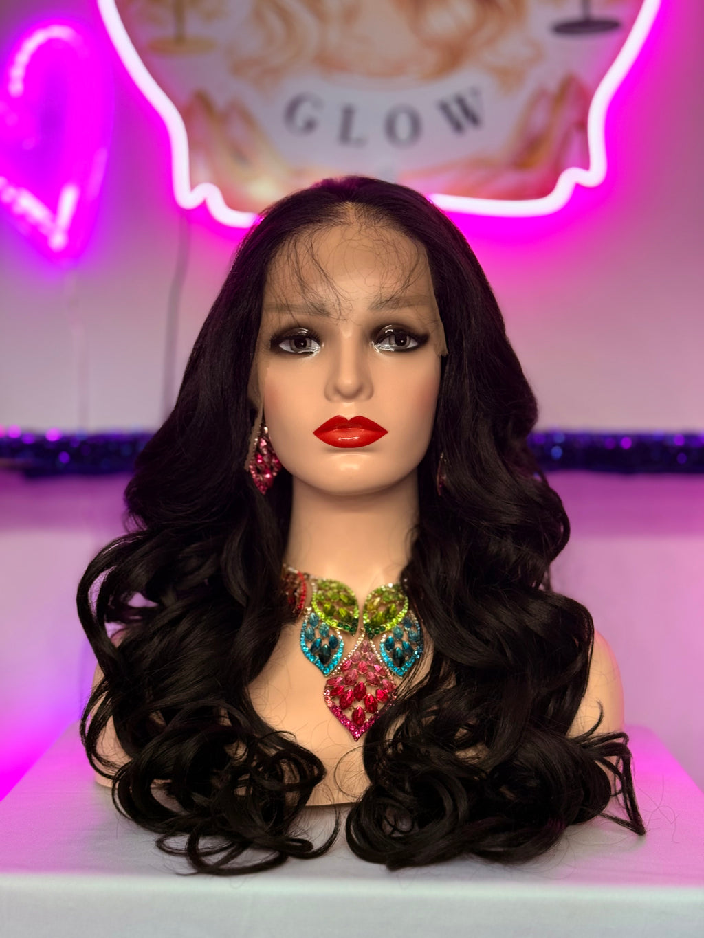 Peluca Cabello-Natural Negro