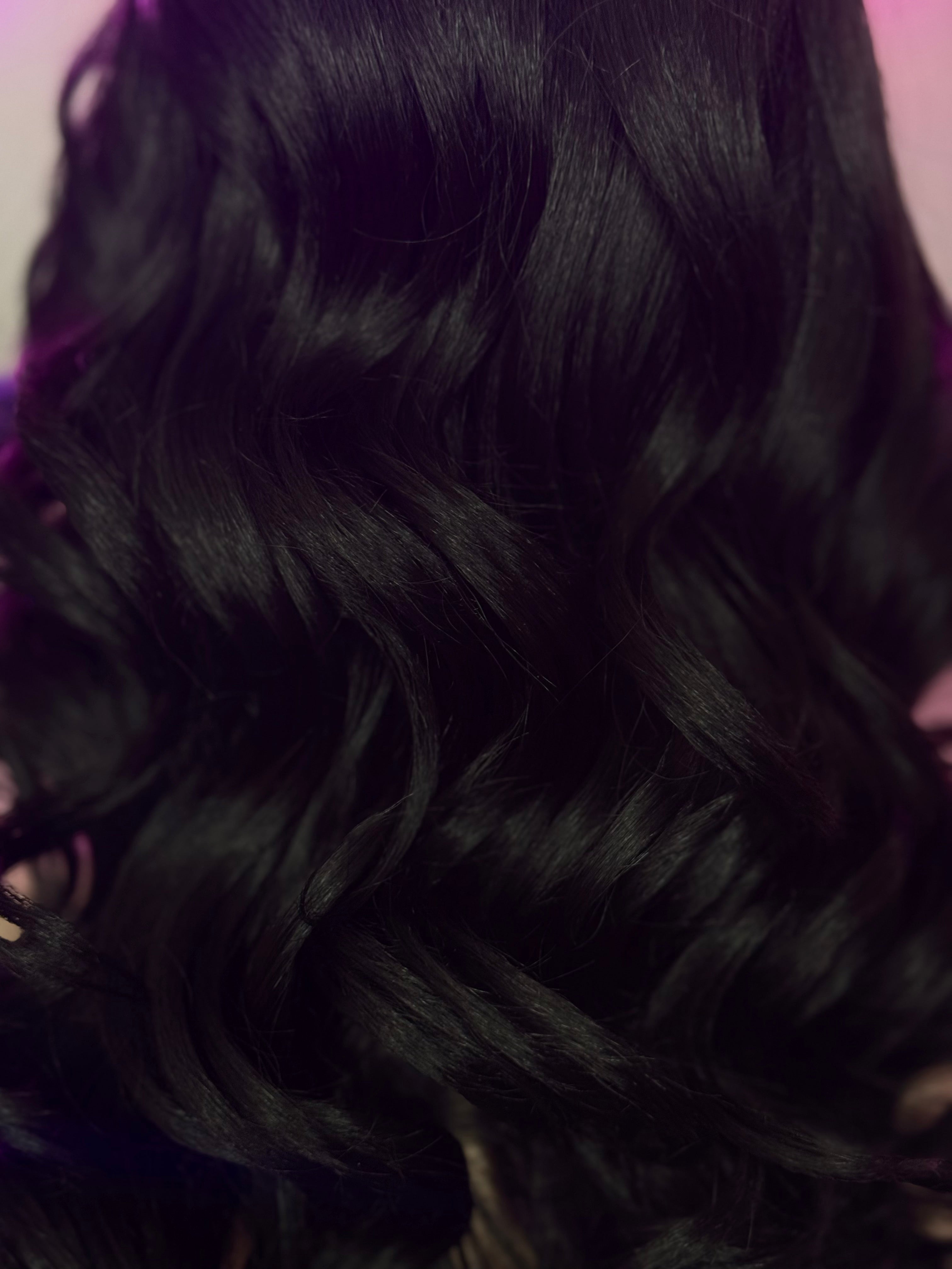 Peluca Cabello-Natural Negro