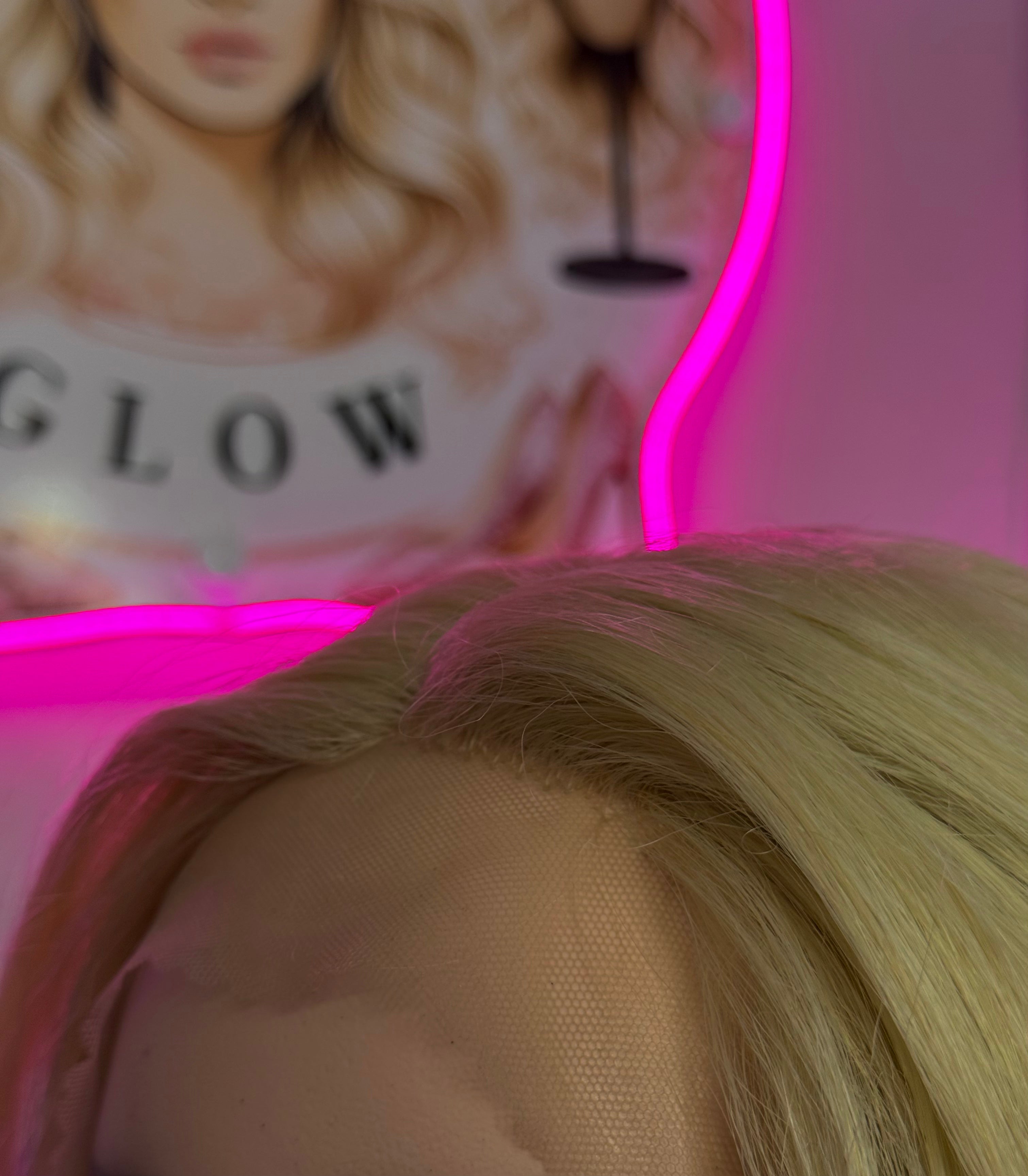 Peluca Cabello Semi~Natural-Rubio