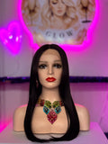 Peluca Cabello Semi~Natural-Negro