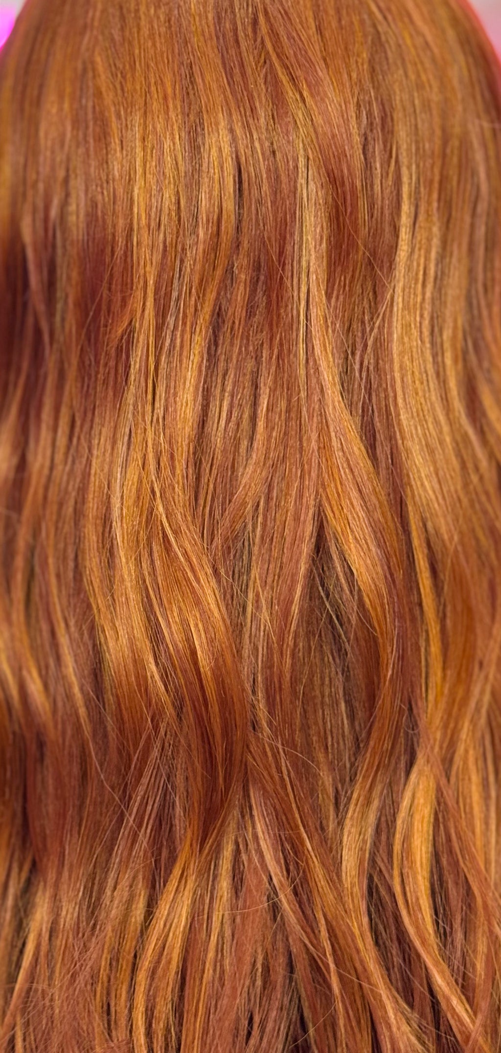 Peluca Cabello Sintetico-Ginger