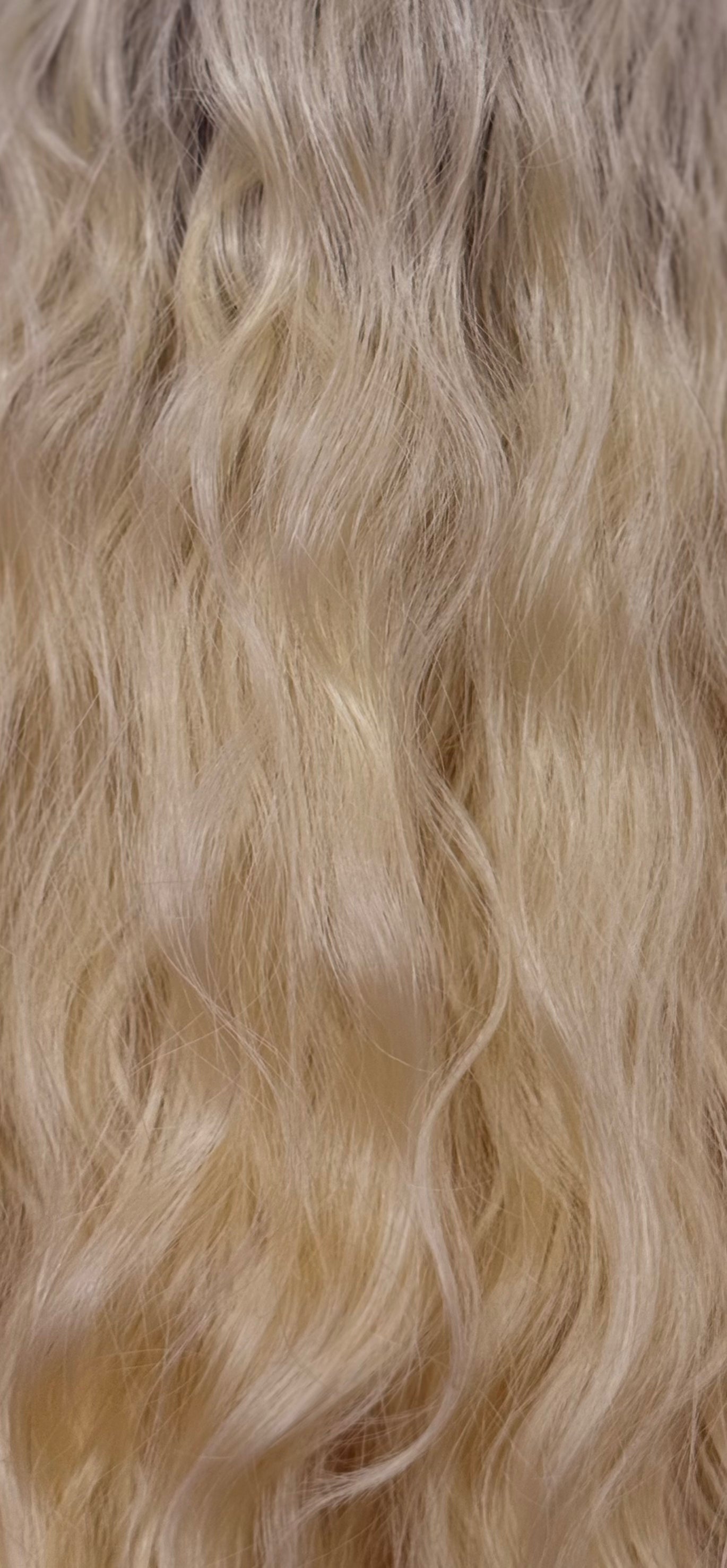 Peluca Cabello Sintetico Fibra Premium-Rubio
