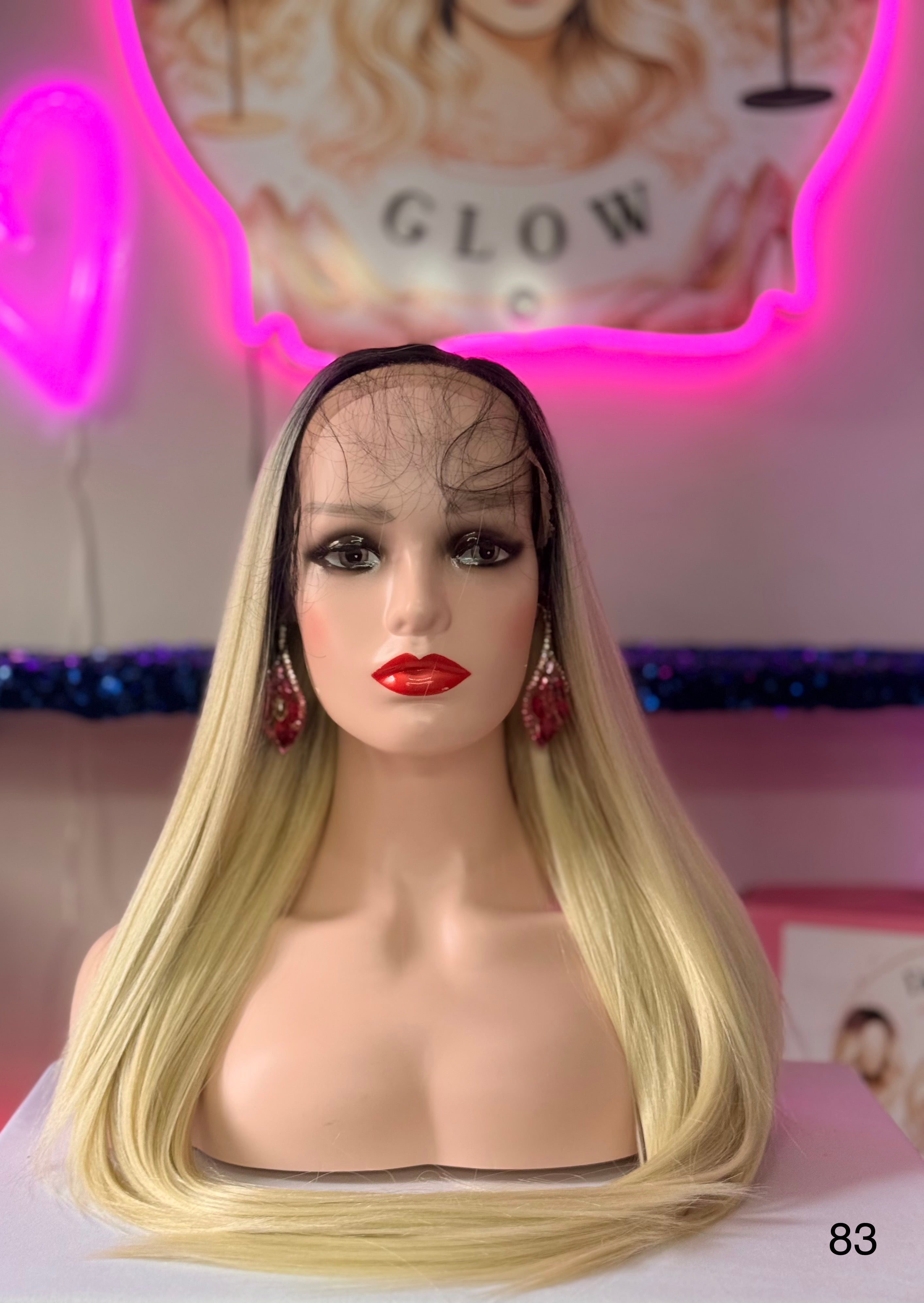 Peluca Natural 100% Cabello Humano-Rubio